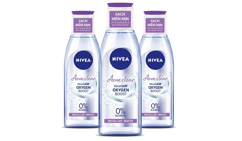 Nivea Acne Care Makeup Clear Micellar Water - Tẩy trang không cồn ngừa mụn