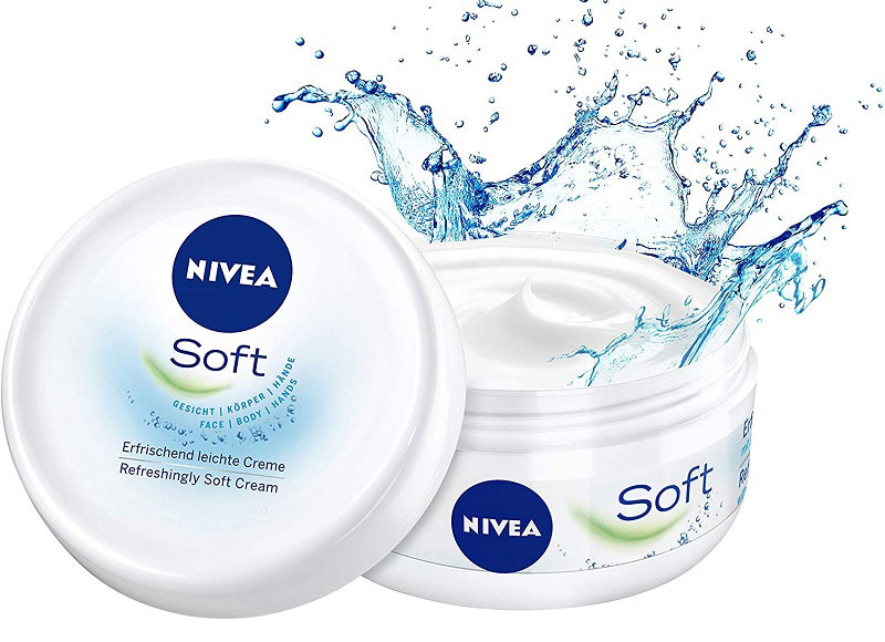 Dưỡng ẩm da mùa đông với Nivea Soft Moisturizing Cream cho mặt và body