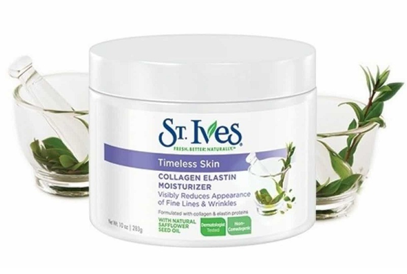 St.ives mang đến dòng dưỡng ẩm Timeless Skin Collagen Elastin Moisturizer cực tốt