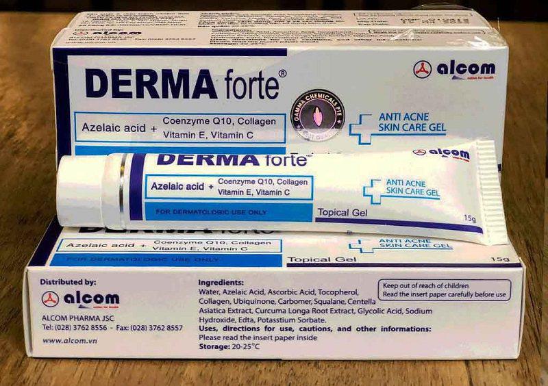 Derma là thuốc được dùng để điều trị các vết thâm mụn khá phổ biến