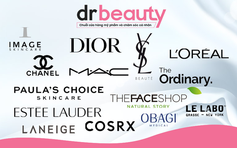 Dr Beauty phân phối mỹ phẩm chính hãng từ các thương hiệu nổi tiếng