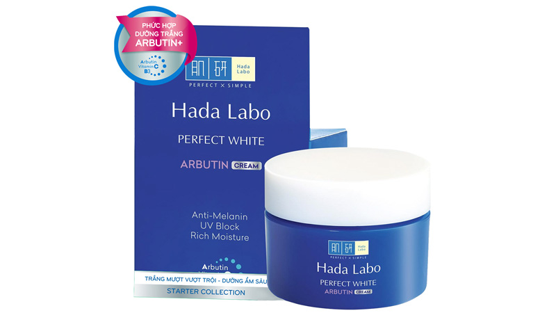 Hada Labo Gokujyun màu xanh ngăn chặn tình trạng da khô sạm mất nước