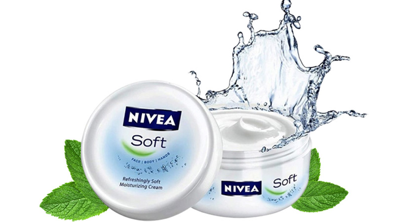 Nivea Soft Moisturizing có khả năng cấp ẩm cho da tuyệt vời