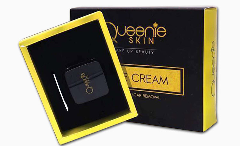 Queenie Skin được bào chế ở dạng kem và được sản xuất tại Việt Nam