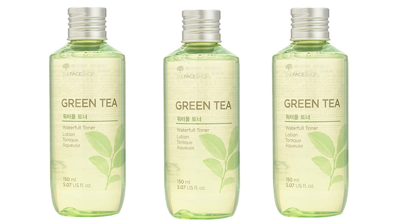 Các chị em có thể tham khảo sử dụng Green Tea Waterfull Toner The Face Shop