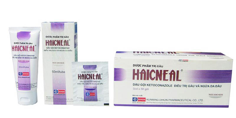 Dầu gội Haicneal chứa Ketoconazole giúp giảm bong tróc vảy trên da đầu
