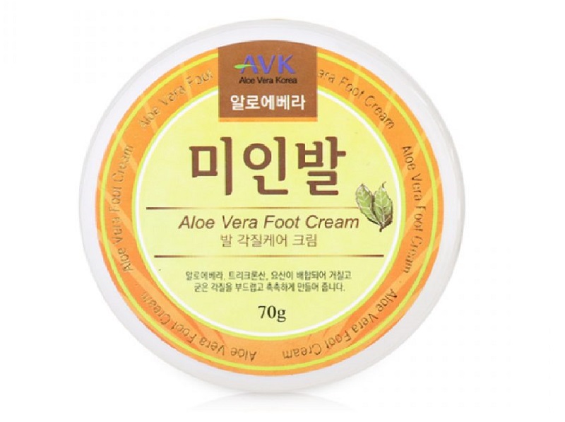 Sản phẩm Aloe Vera Foot Cream đến từ thương hiệu Hàn Quốc AVK