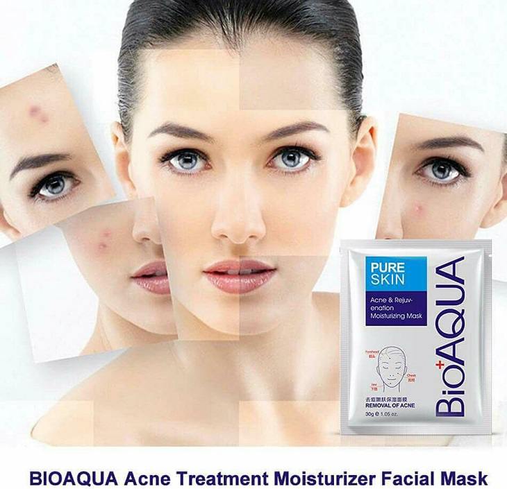 Mặt nạ trị mụn Bioaqua Pure Skin review từ chị em thế nào?