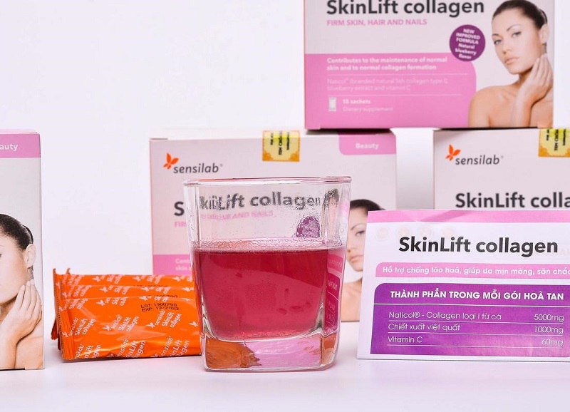 SkinLift Collagen giúp bổ sung hàm lượng collagen cho người dùng