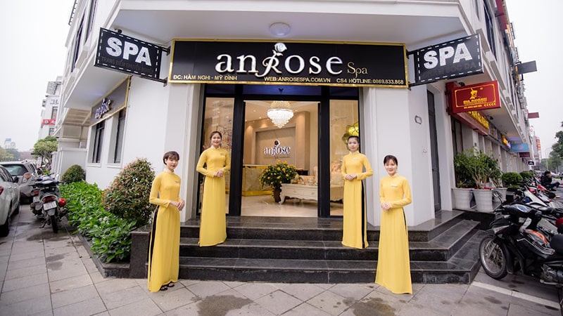 Anrose Spa nổi tiếng với chất lượng dịch vụ tuyệt vời