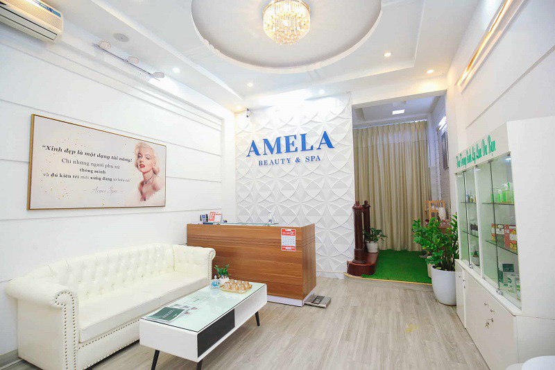 Thiết kế không gian hiện đại tinh tế tại Amela Beauty & Spa